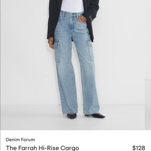 The Farrah High Rise Cargo Jean